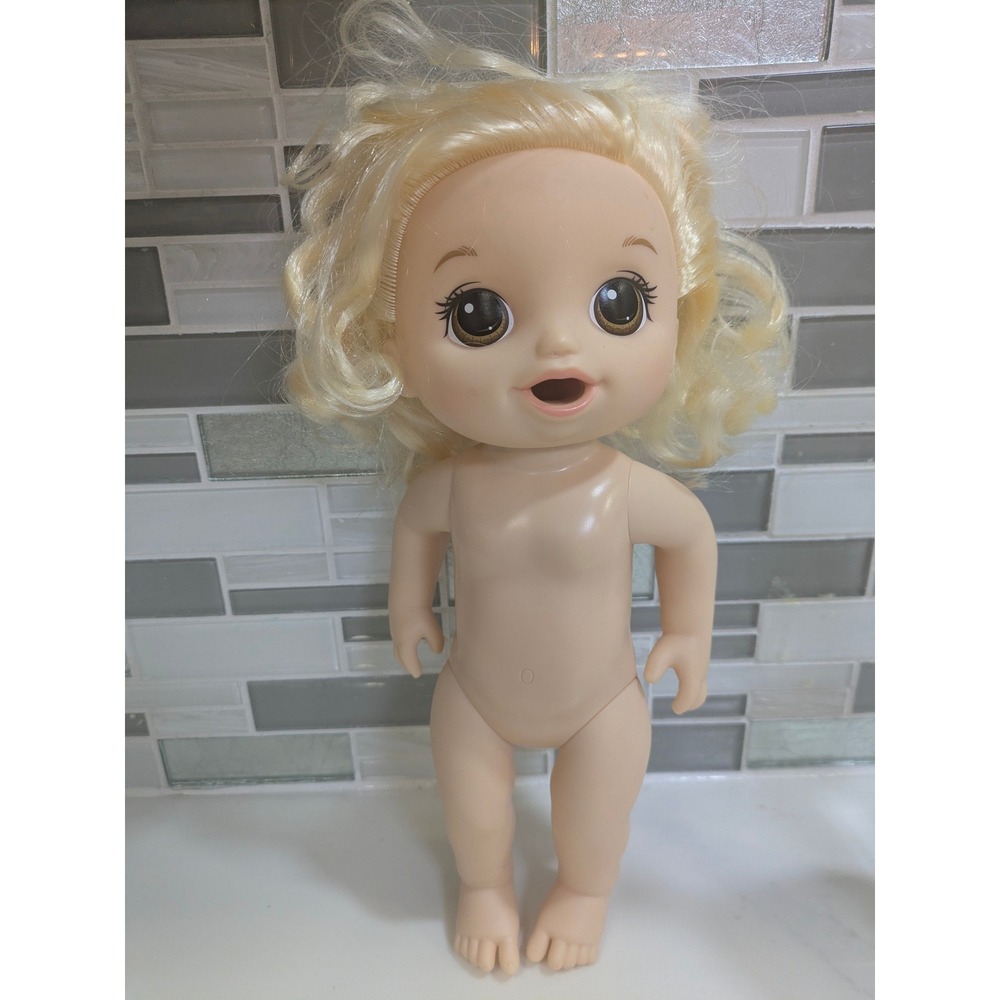 Hasbro Baby Alive Blonde Hair Brown Eyes Doll 12 inch E6943‎ 02561 2018